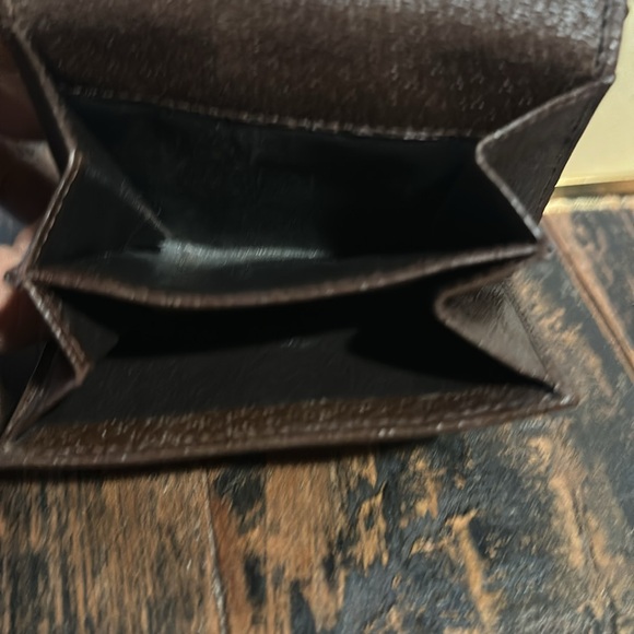 Gucci GG Canvas Leather Bifold Wallet Brown - Picture 7 of 7